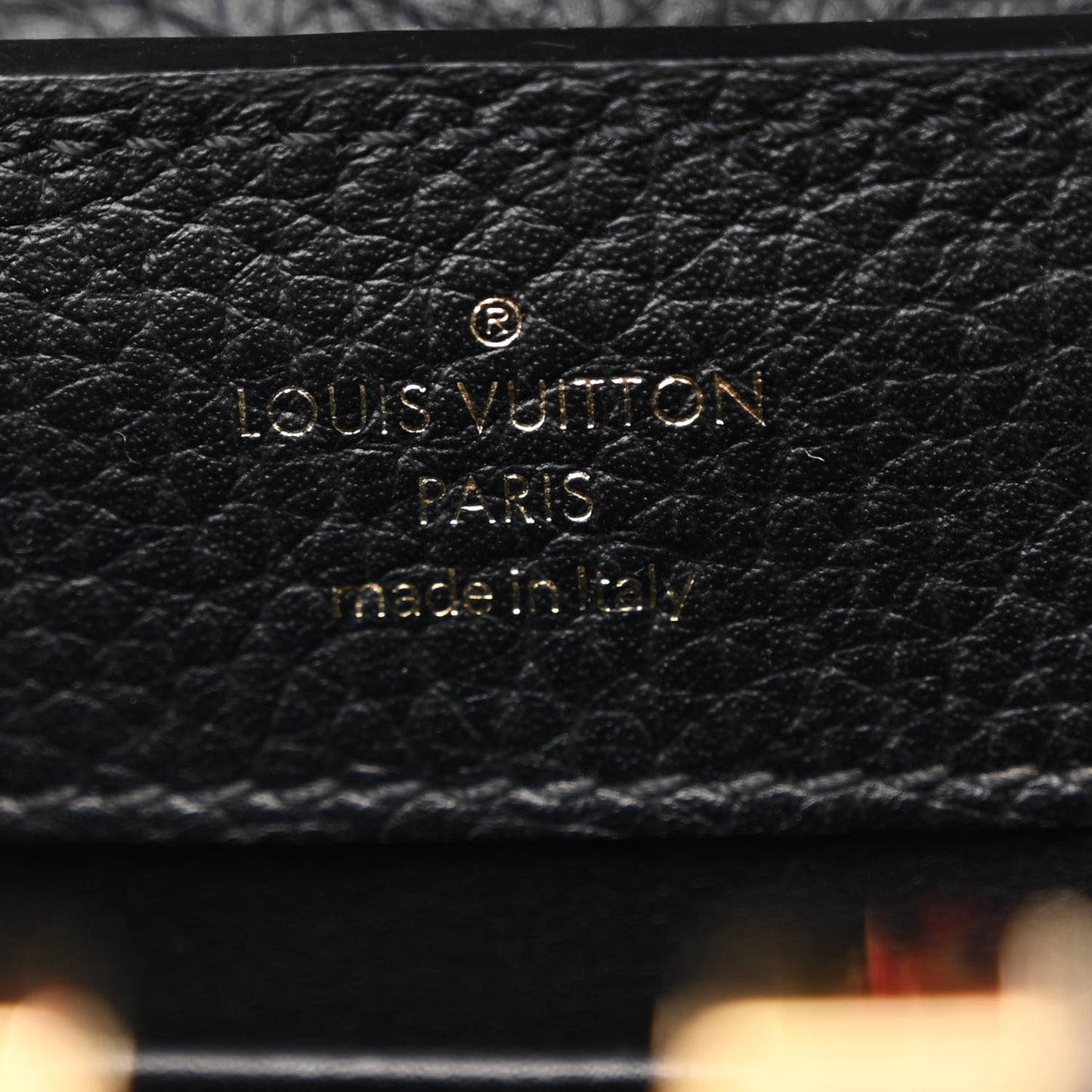 Taurillon Braided Capucines Mini Black