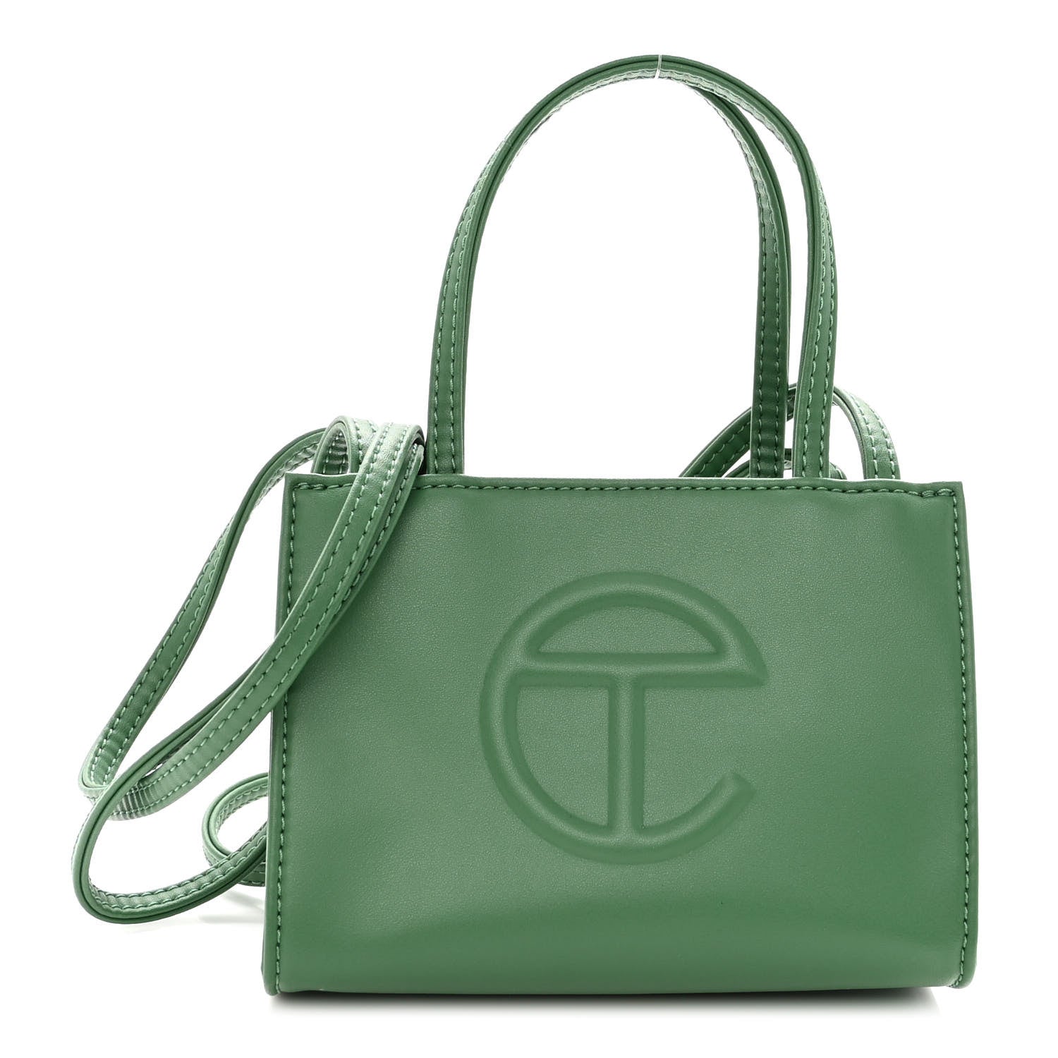 Telfar Vegan Leather Small Shopping Bag Leaf 1 of 9