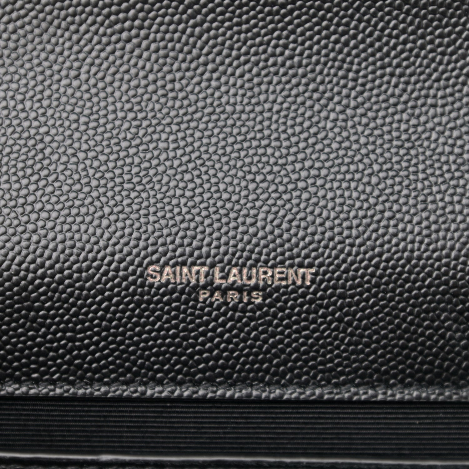 Saint Laurent Grain De Poudre Small Monogram Kate Satchel Black 6 of 12