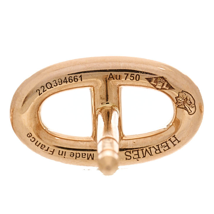 Hermes 18K Rose Gold TPM Farandole Stud Earrings 4 of 5