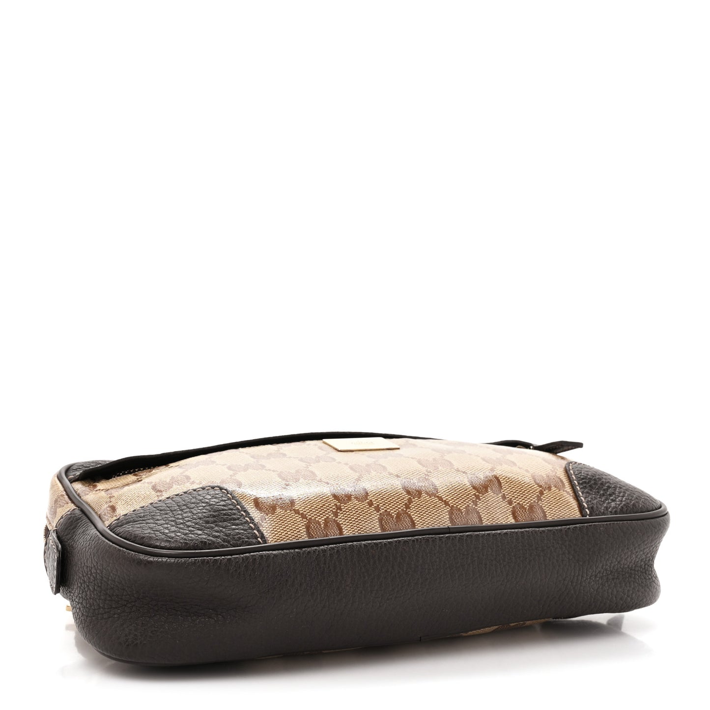 Crystal Monogram Belt Bag Brown