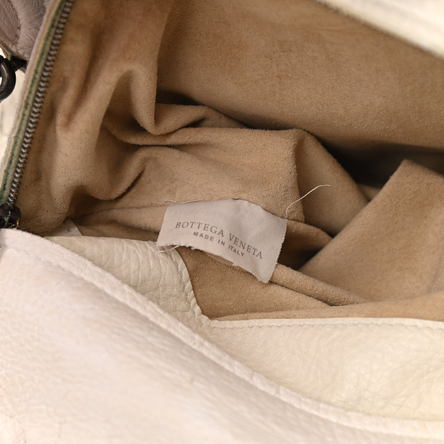 Nappa Intrecciato Tote White