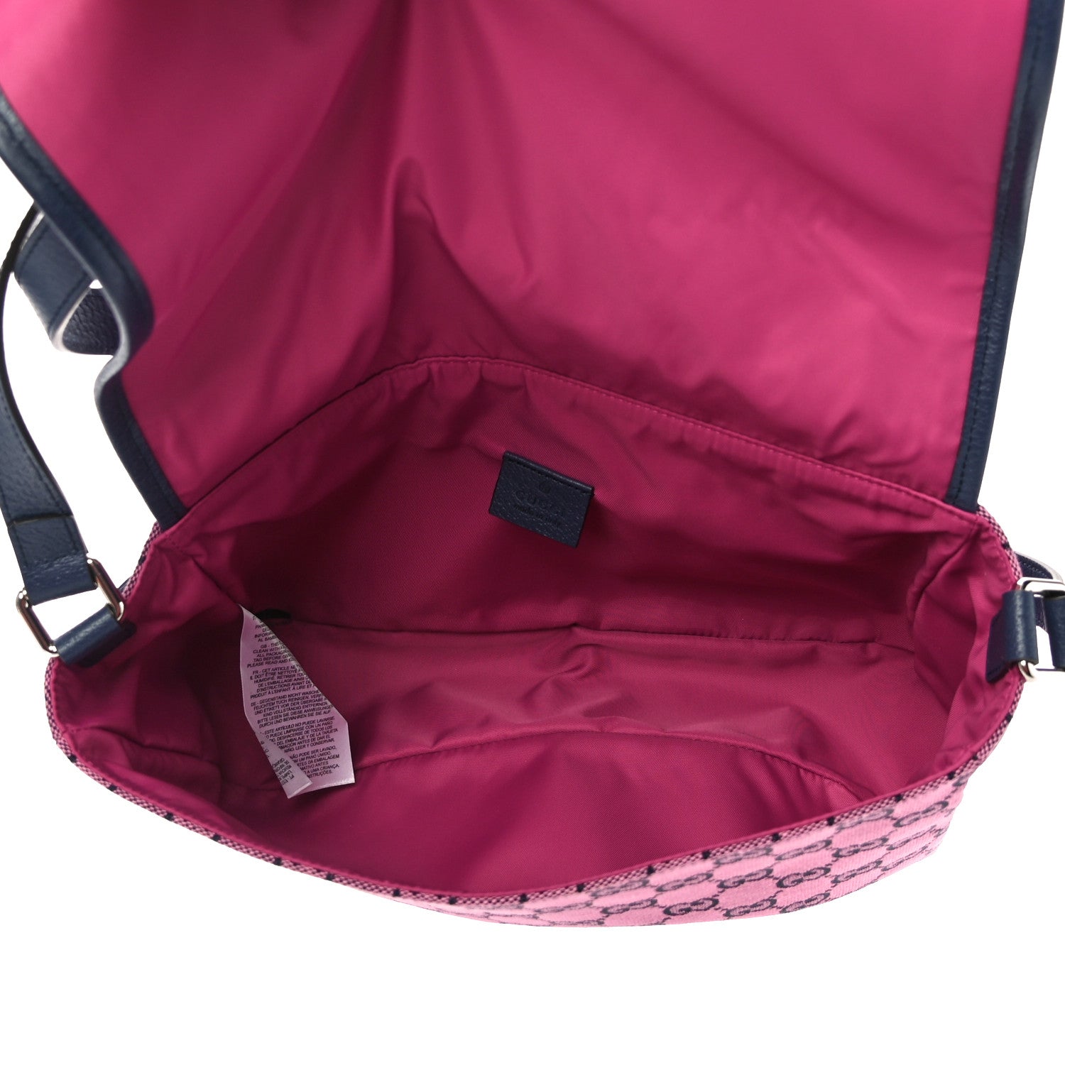 Gucci Monogram GG Childrens Messenger Bag Pink 5 of 11
