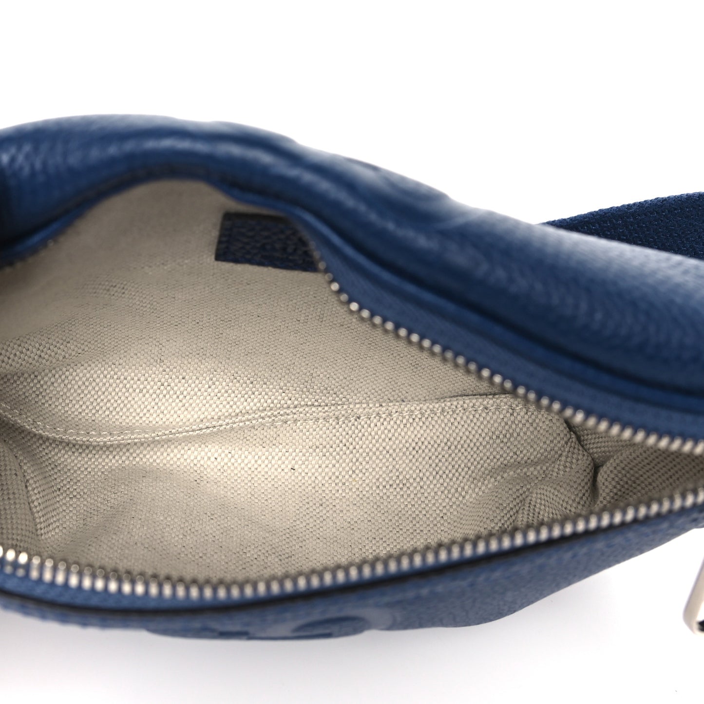 Piuma Calfskin Jumbo GG Embossed Small Belt Bag Royale