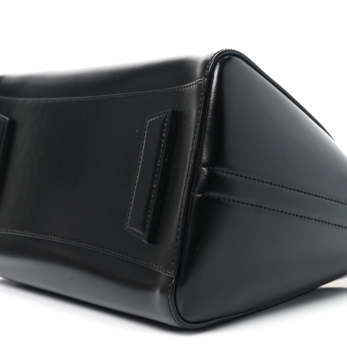 Shiny Lord Calfskin Small Antigona Black