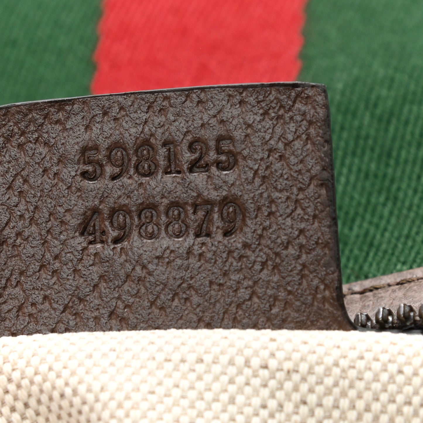 GG Supreme Monogram Web Small Ophidia Half Moon Hobo Brown