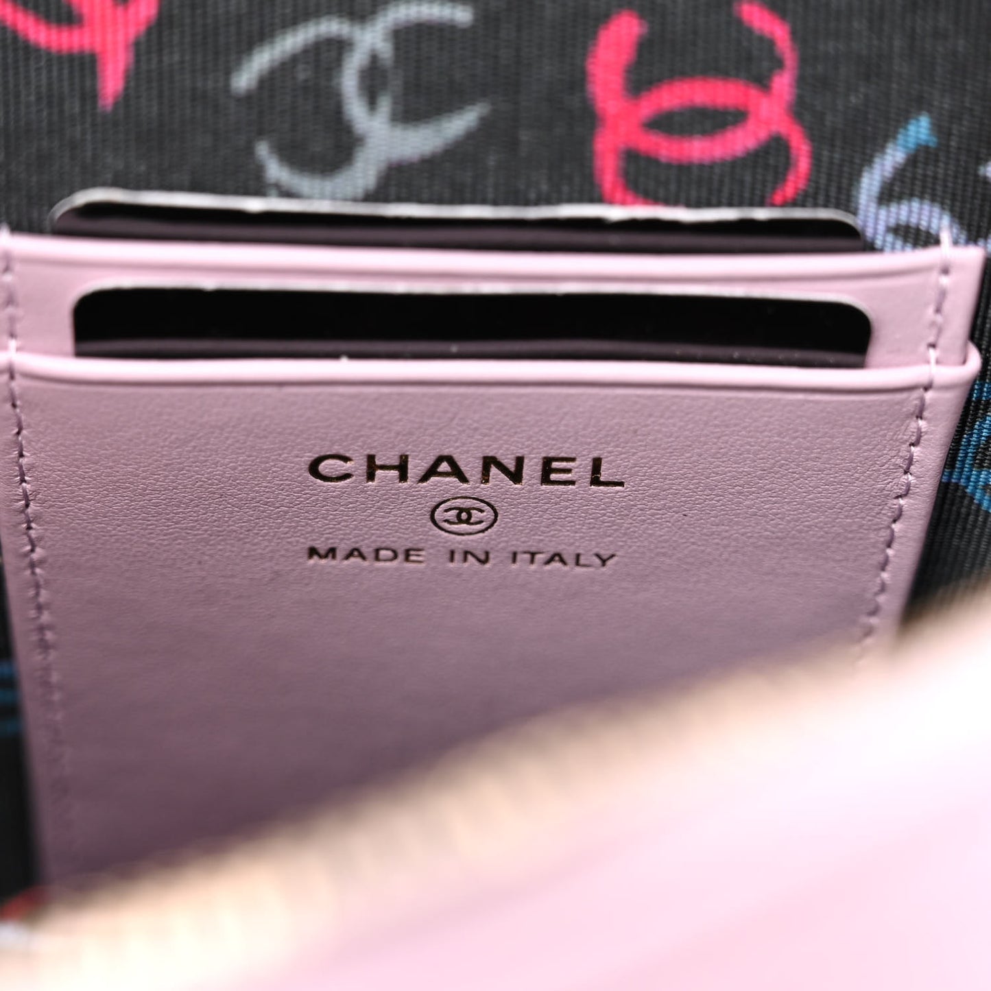 Caviar Quilted CC Mini Classic Backpack Light Purple