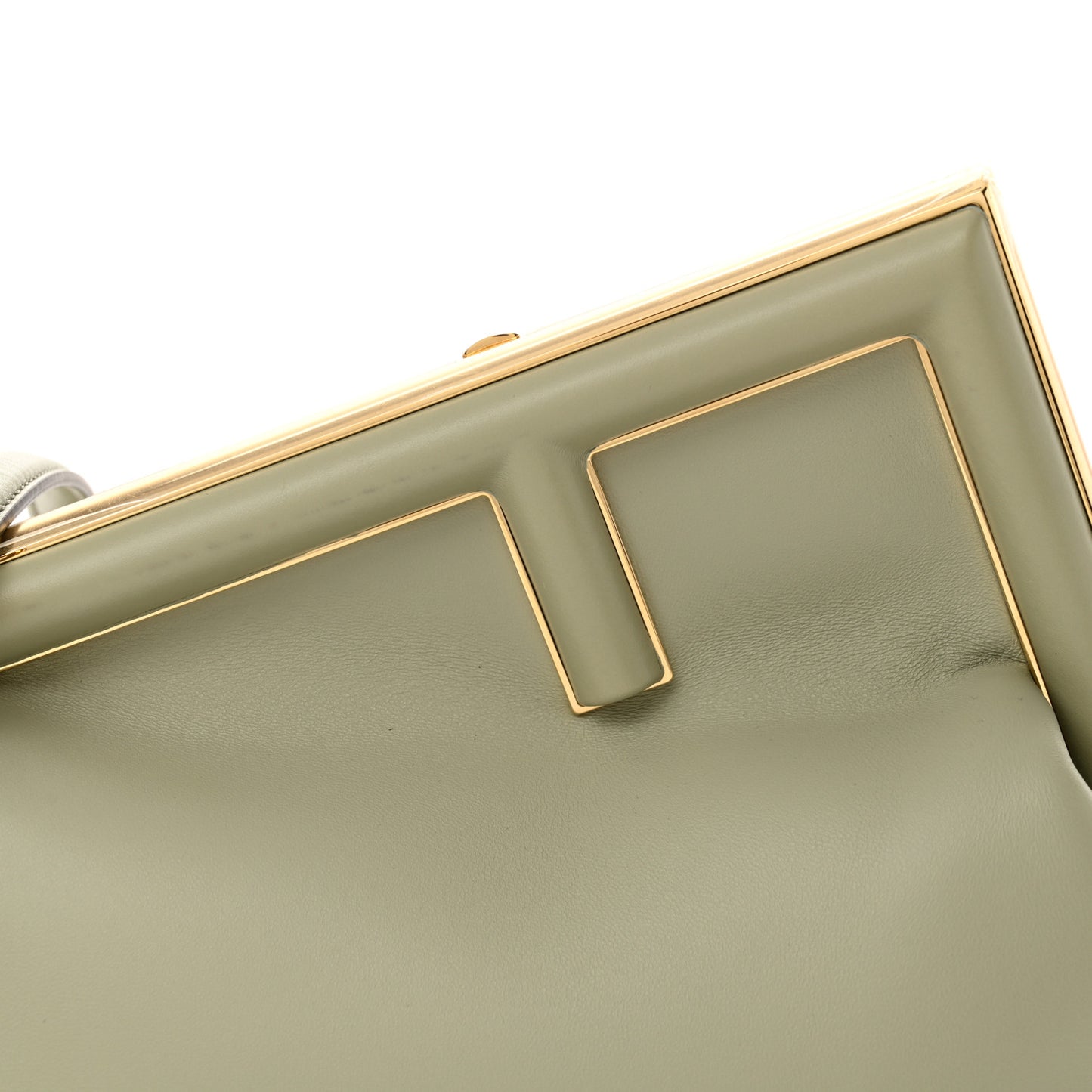 Shiny Nappa Midi Fendi First Green Tea