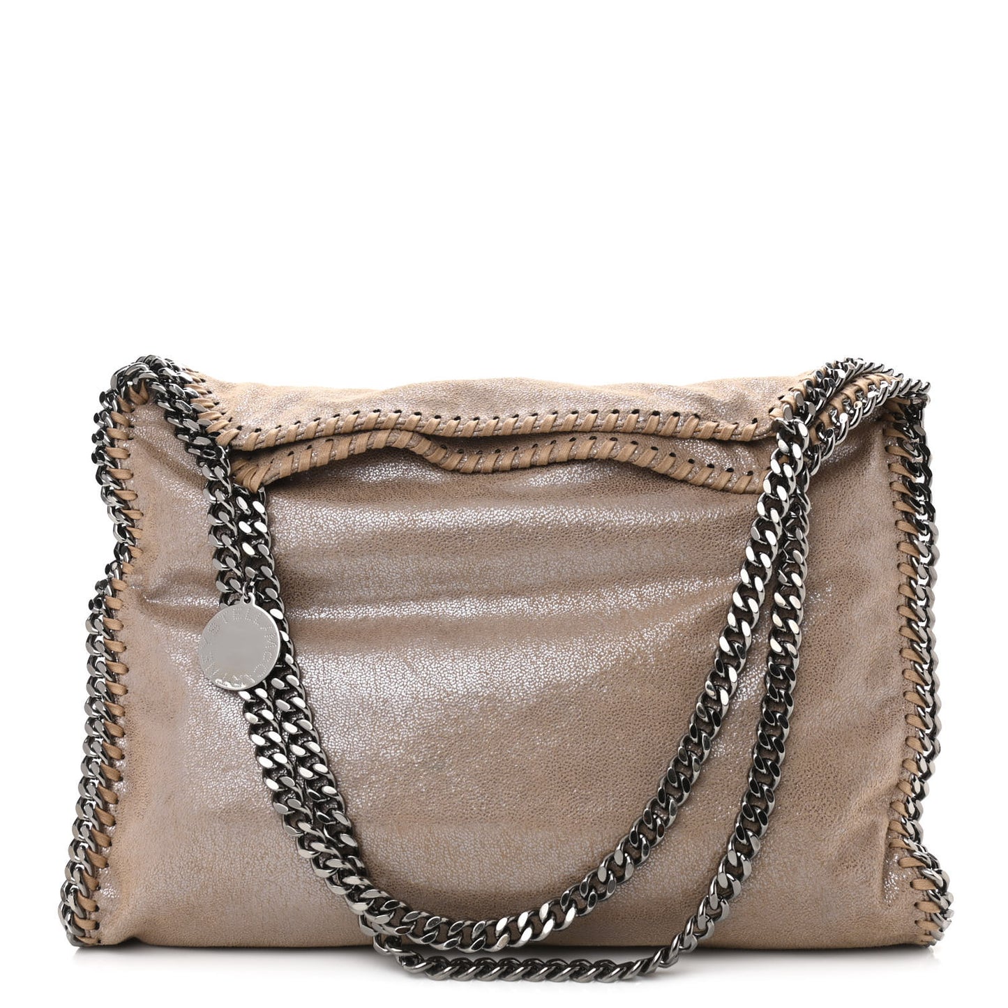 Shaggy Deer Small Falabella Tote Taupe