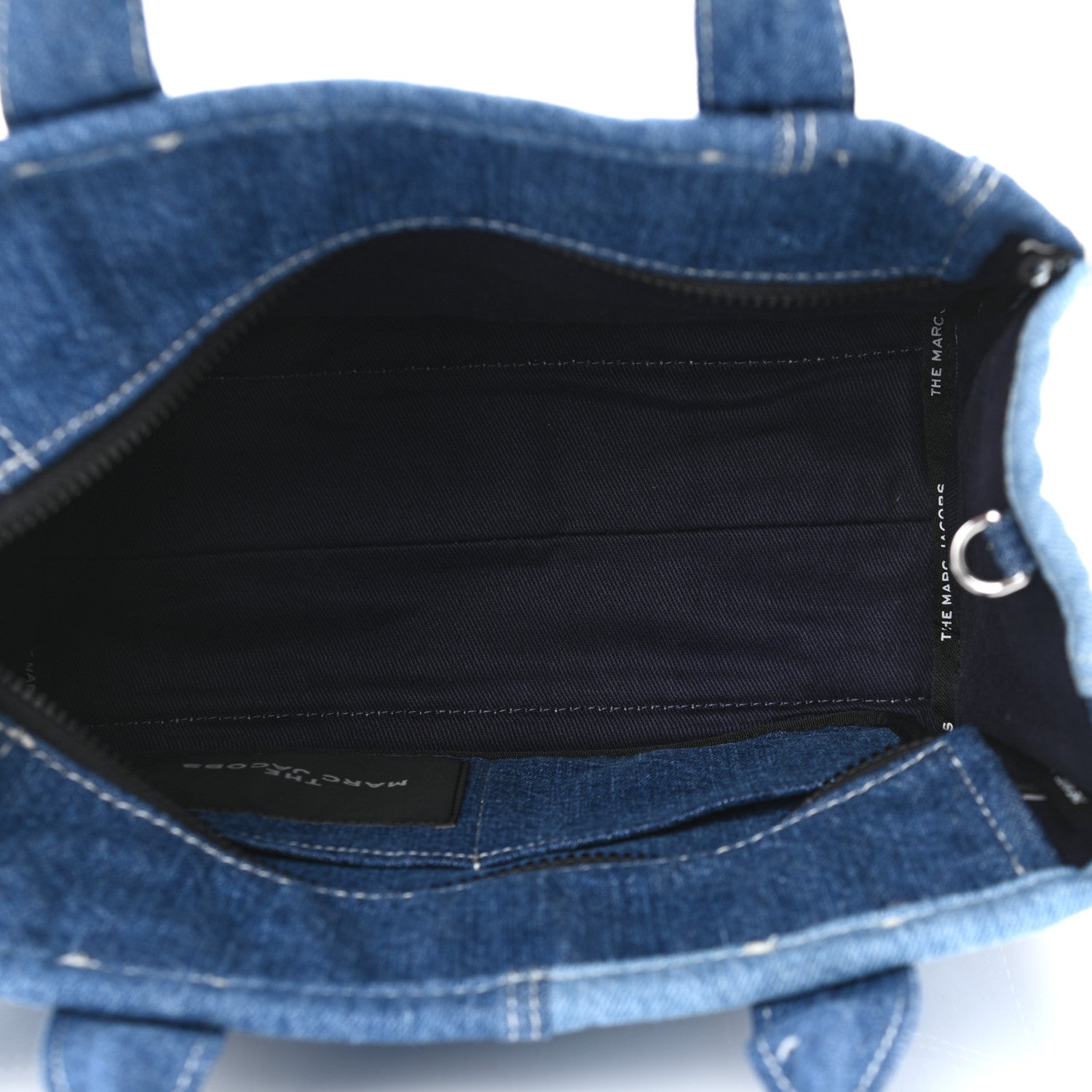 Marc Jacobs Denim Canvas Medium The Tote Bag Blue 5 of 9