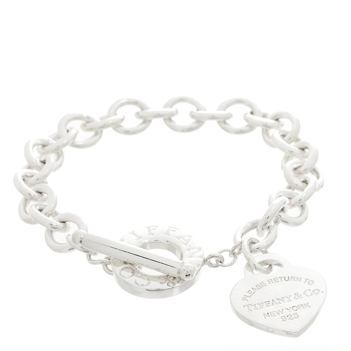Sterling Silver Return To Tiffany Heart Tag Toggle Bracelet