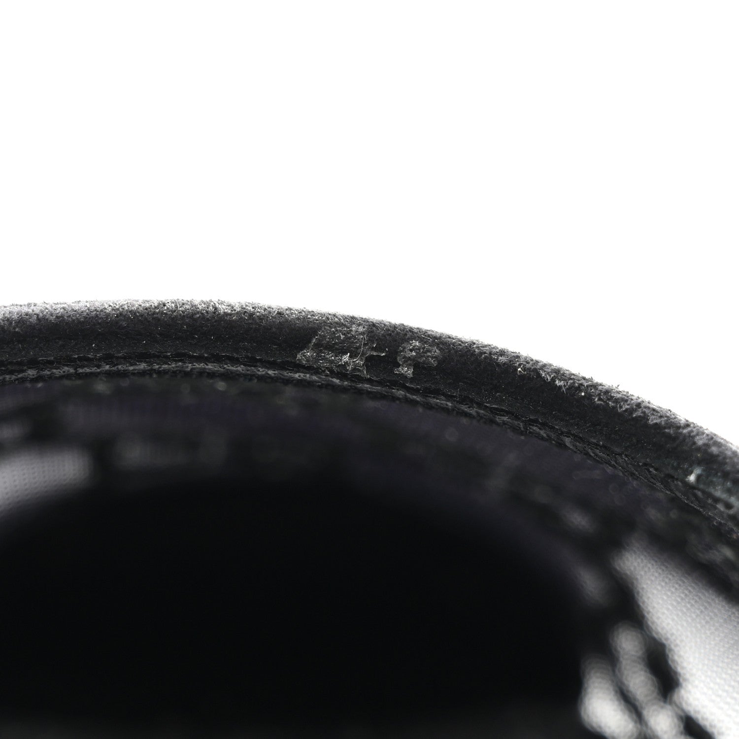 Gucci Tela Retino Kid Scamosciato Crystal GG Monogram Square Demi Ballet Flats 39.5 Black 8 of 9