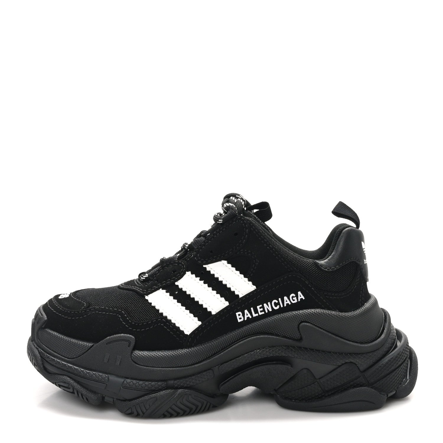 Balenciaga x ADIDAS Fabric Mesh Womens Triple S Sneakers 36 Black 1668366 FASHIONPHILE Balenciaga x ADIDAS Fabric Mesh Womens Triple S Sneakers 36 Black 1668366 FASHIONPHILE