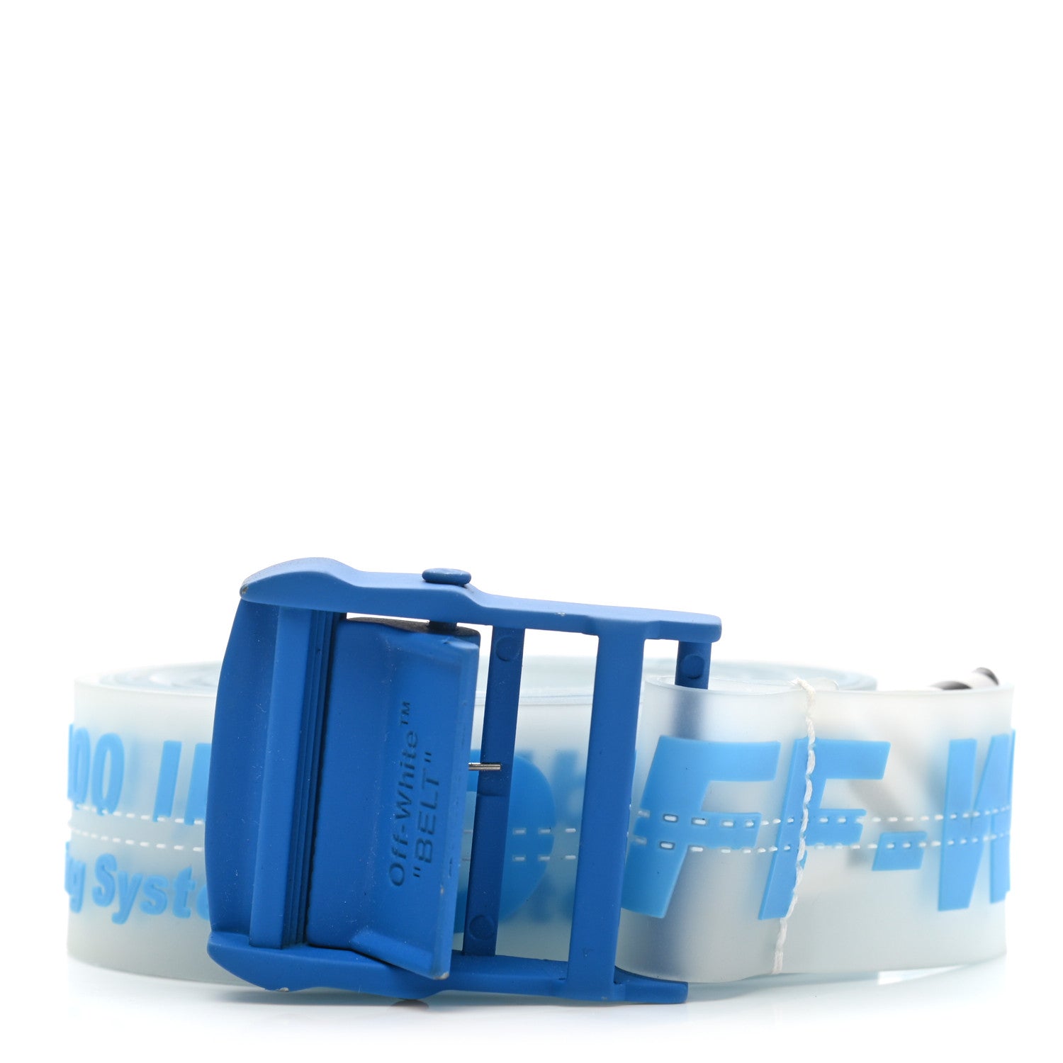 Off-White Rubber Industrial Belt Blue 1018065 – FASHIONPHILE