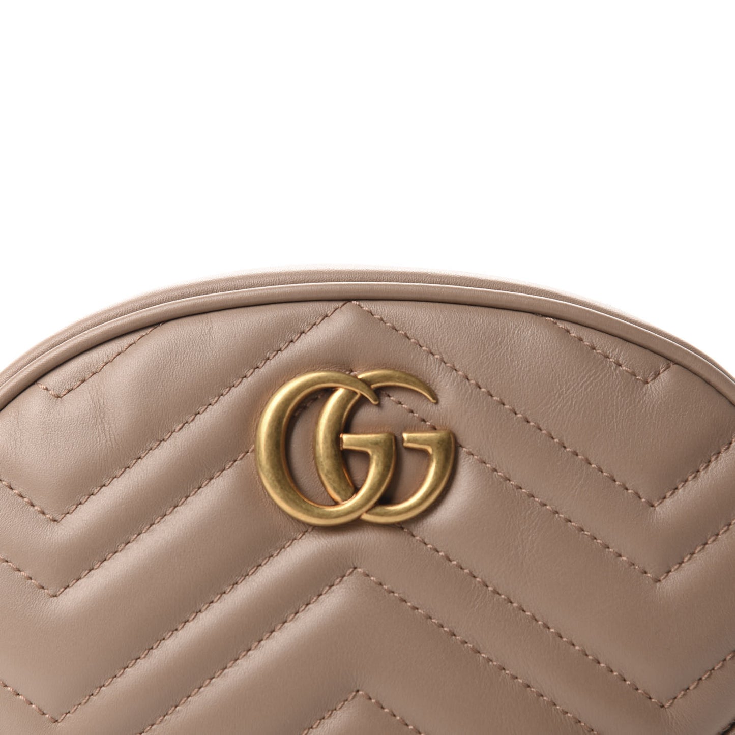Calfskin Matelasse GG Marmont Belt Bag 90 36 Porcelain Rose