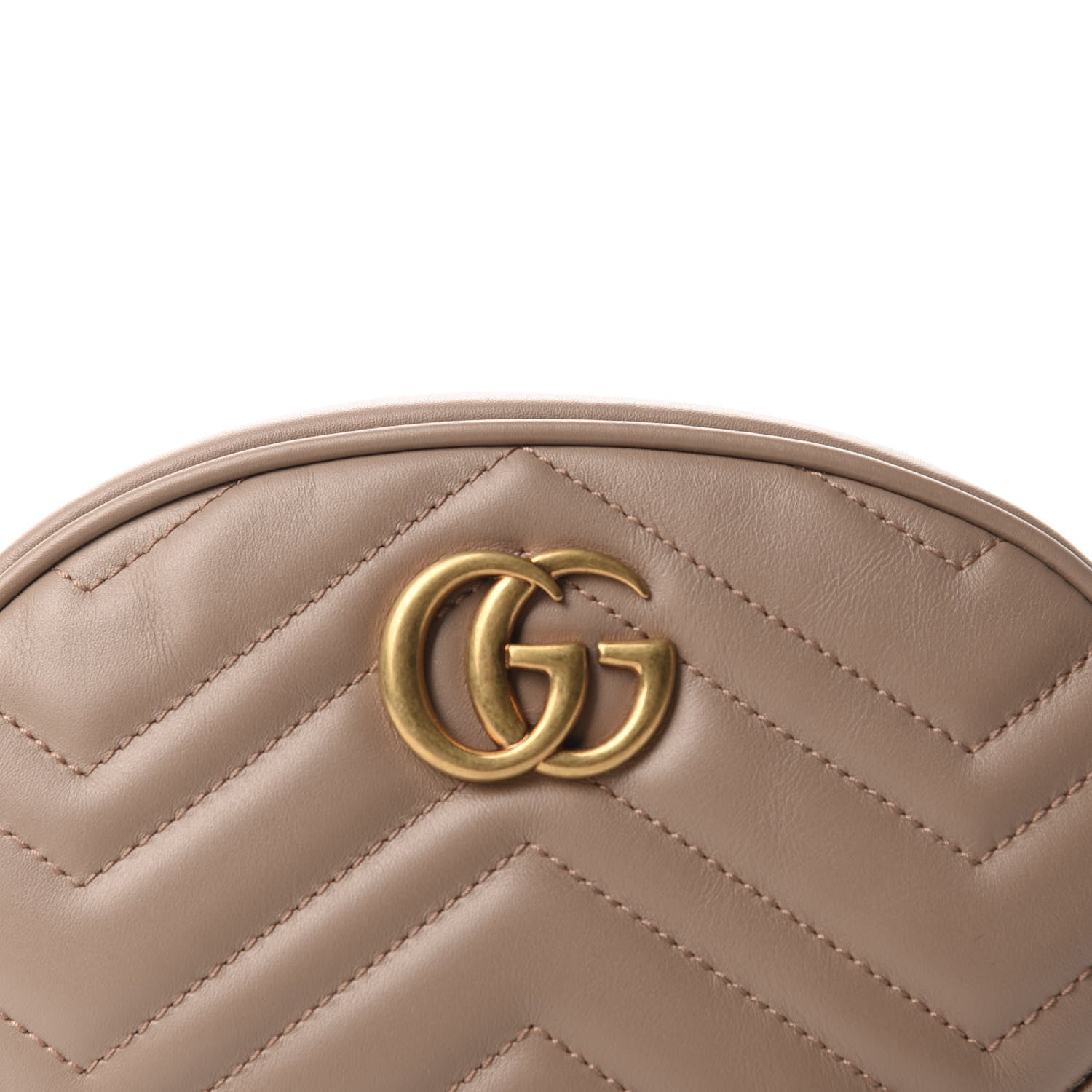 Gucci Calfskin Matelasse GG Marmont Belt Bag 90 36 Porcelain Rose 13 of 13