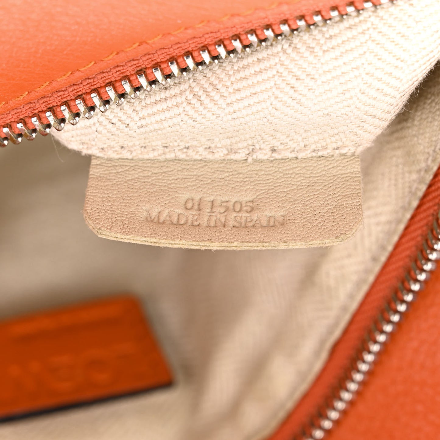 Calfskin Medium Puzzle Bag Orange