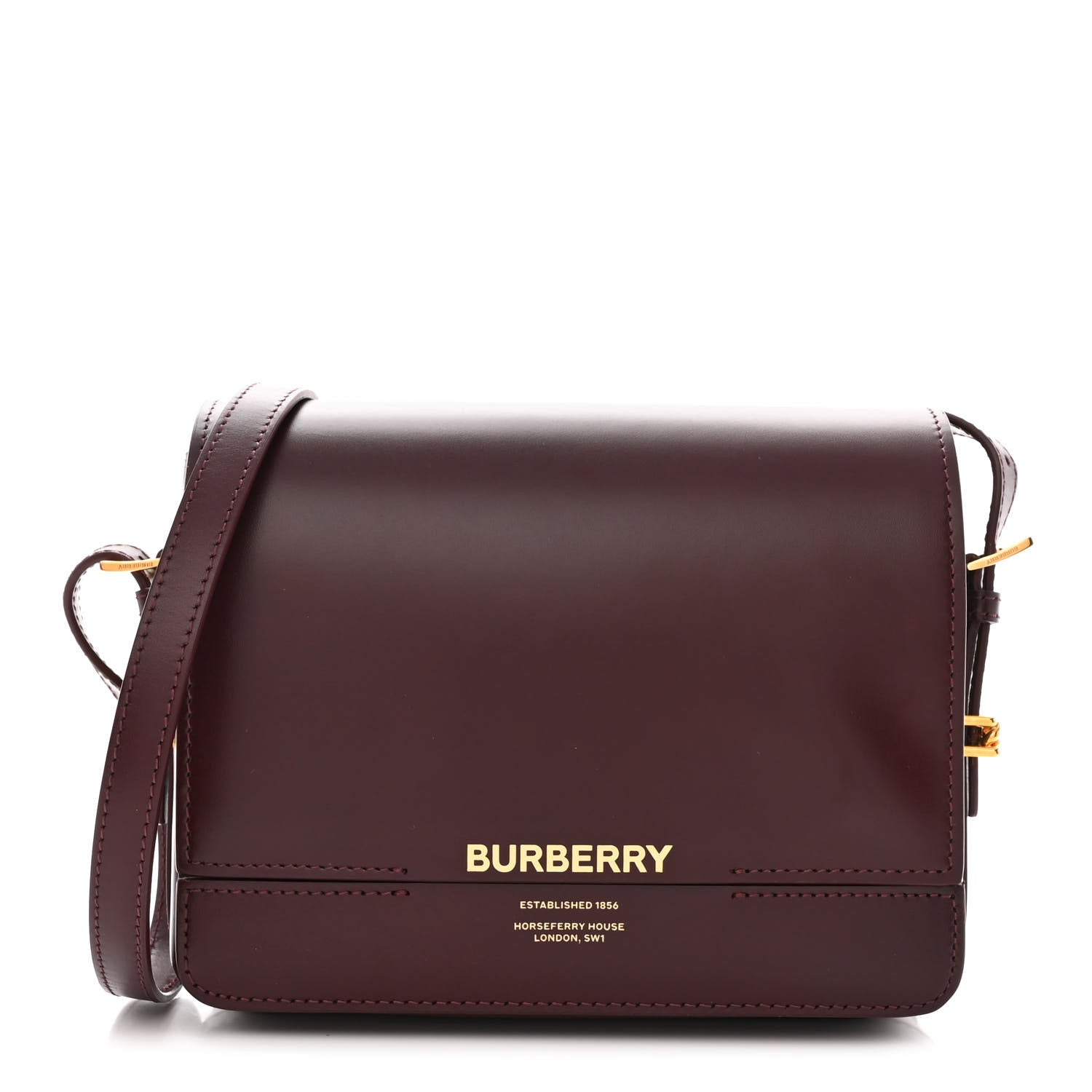 Burberry Smooth Calfskin Small Grace Bag Oxblood 1 of 11
