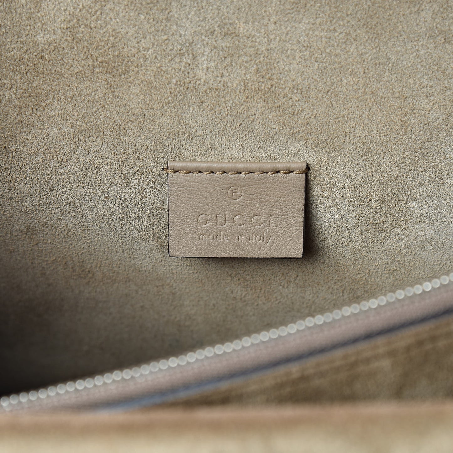 GG Supreme Monogram Small Dionysus Shoulder Bag Taupe