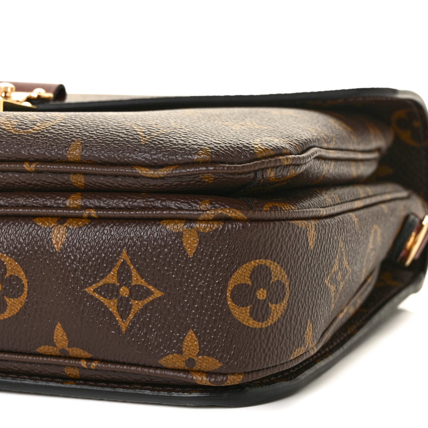 Monogram Braided Pochette Metis Safran