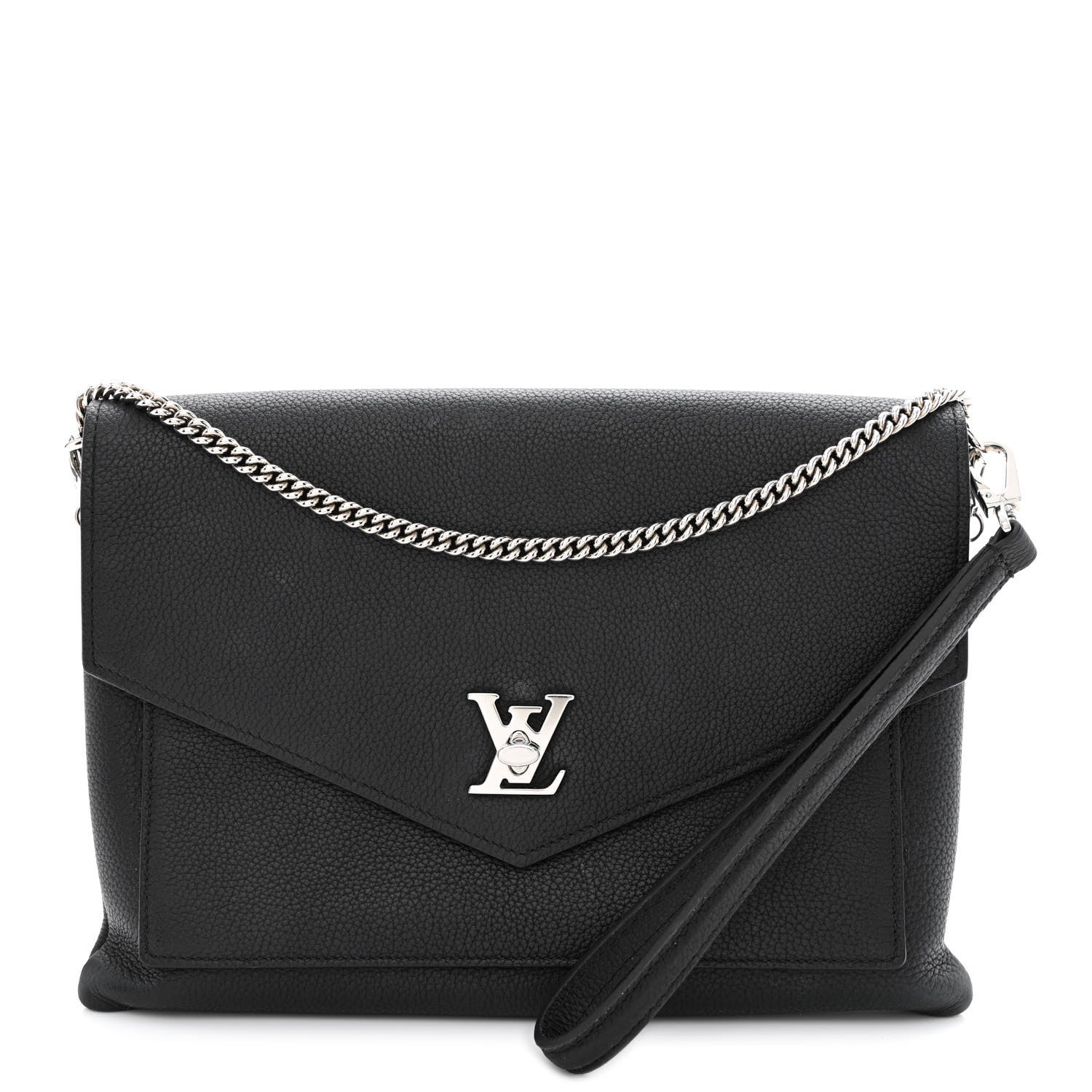 Louis Vuitton Soft Calfskin My Lockme Pochette Black 1 of 13