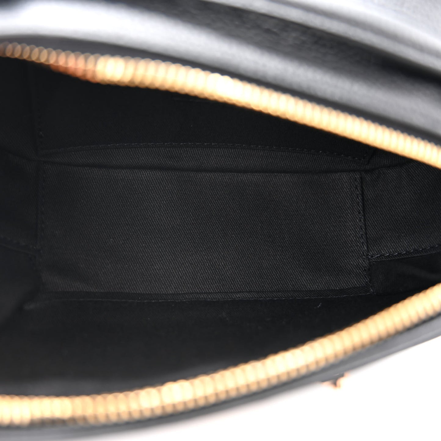 Grainy Calfskin Virtus Top Handle Camera Bag Black