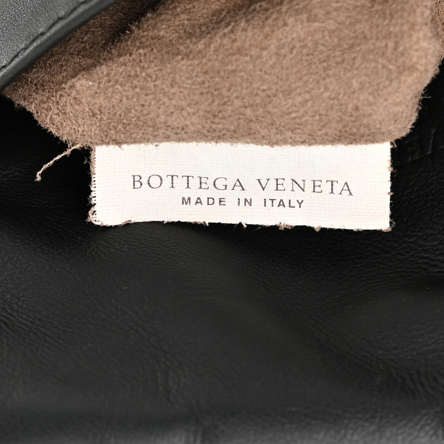 Nappa Intrecciato Small Chain Crossbody Black