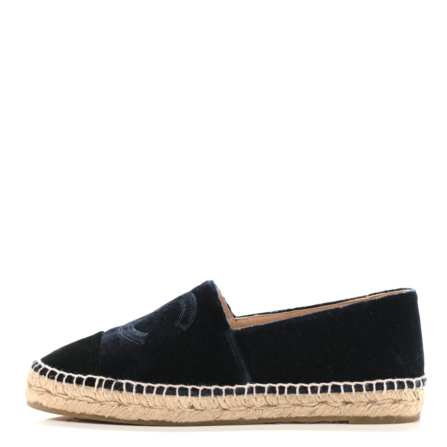 Velvet CC Espadrilles 39 Dark Navy Black