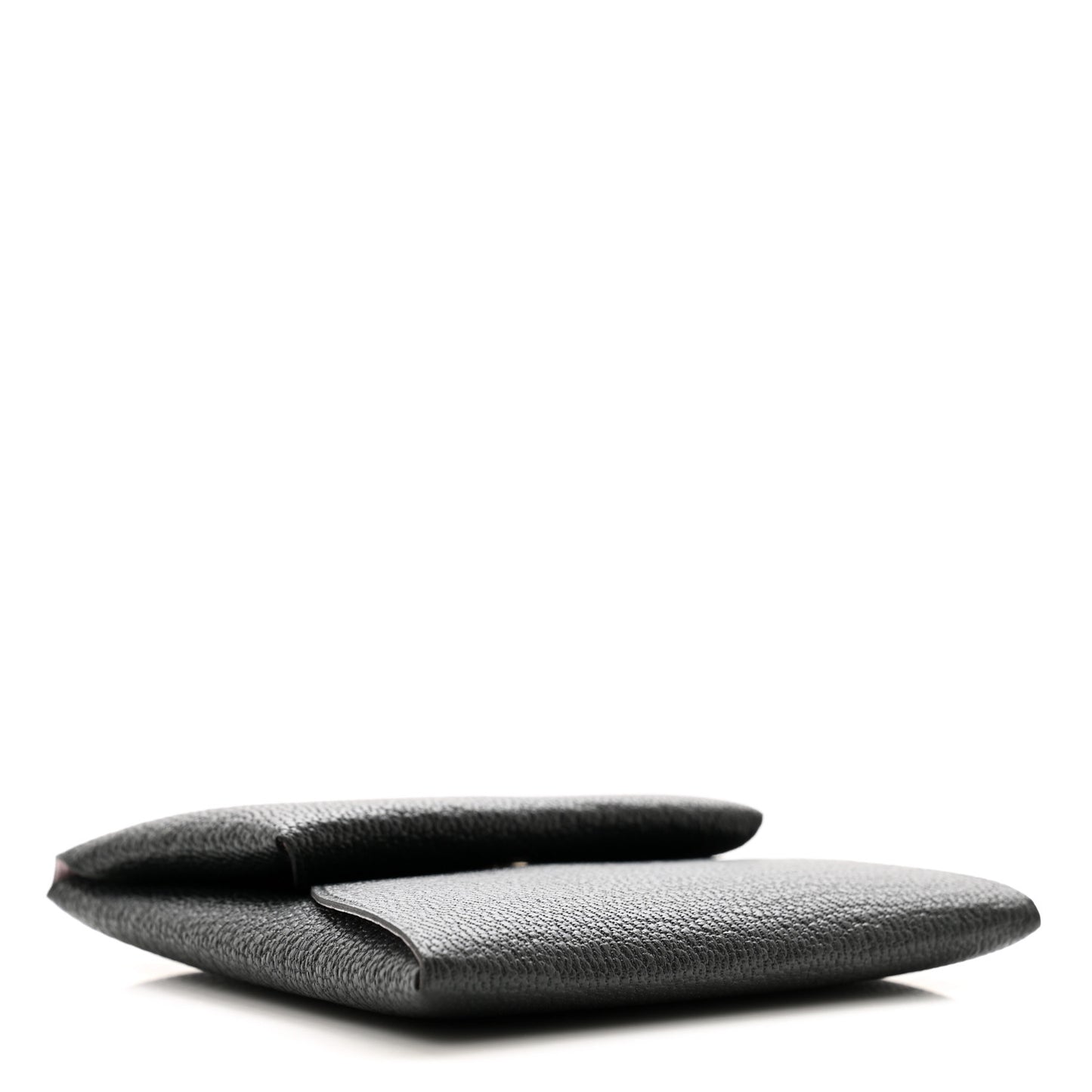 Chevre Mysore Bastia Verso Coin Purse Black Mauve Pale