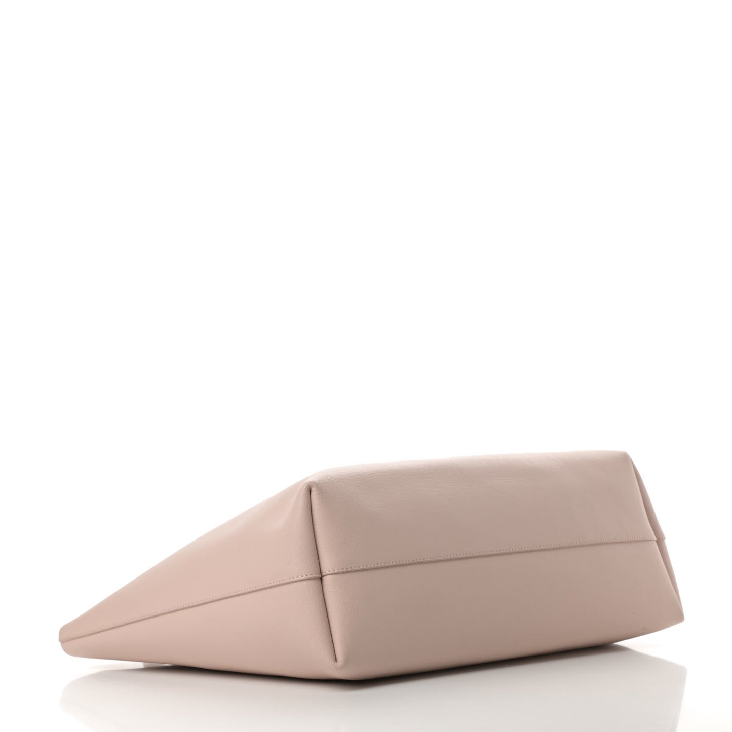 Calfskin Large Shopping Tote Pale Blush