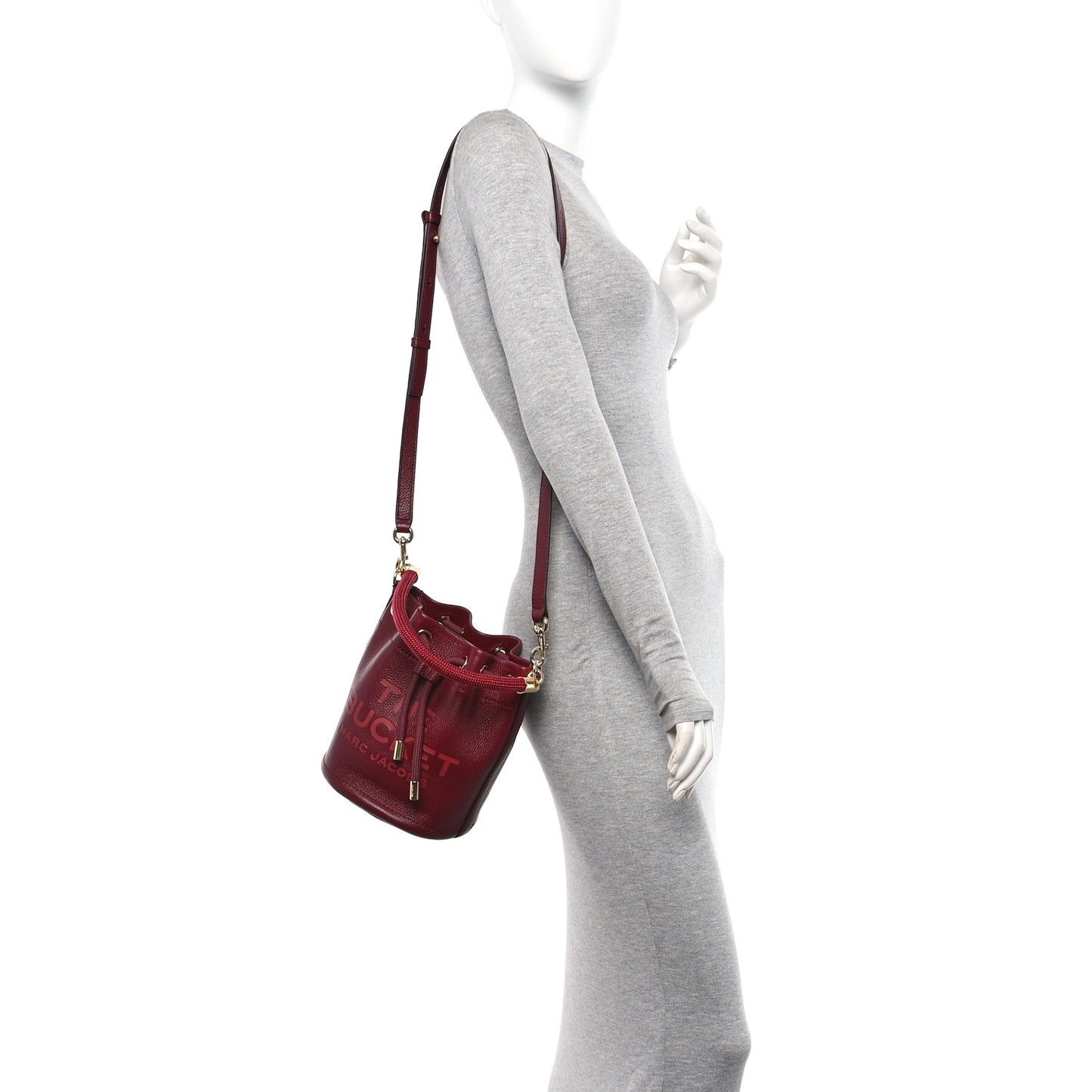 Grained Calfskin The Bucket Bag Chianti