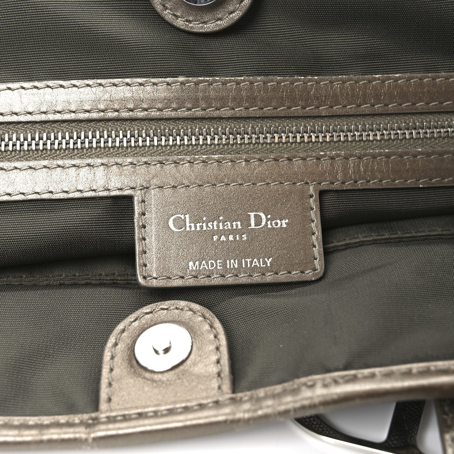 Coated Canvas Cannage Small Panarea Tote Bronze