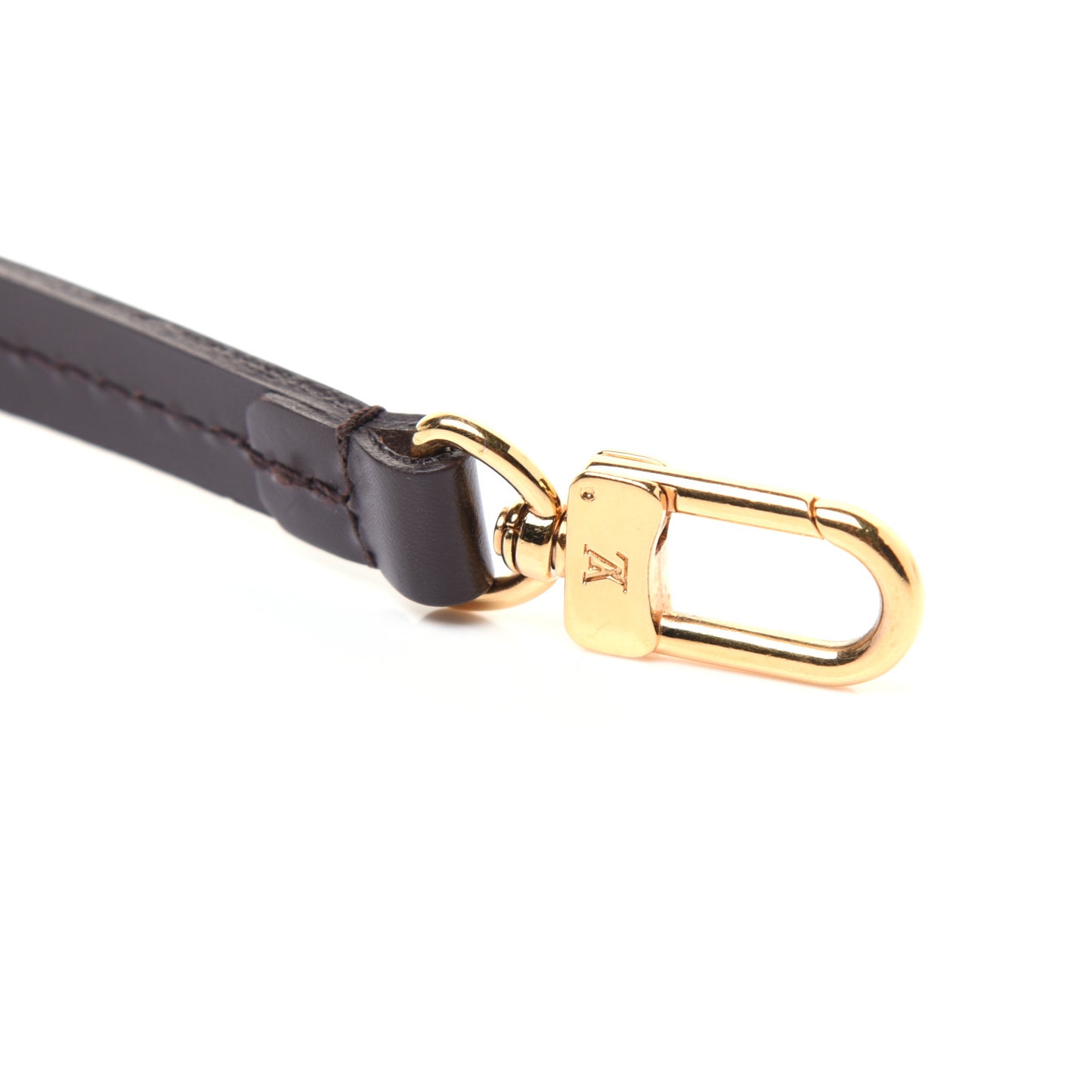 Calfskin Pochette Accessories Strap Brown