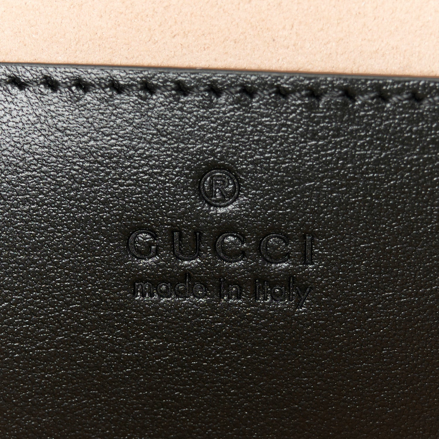 Gucci Calfskin Matelasse Aria Mini GG Marmont Shoulder Bag Black 6 of 10
