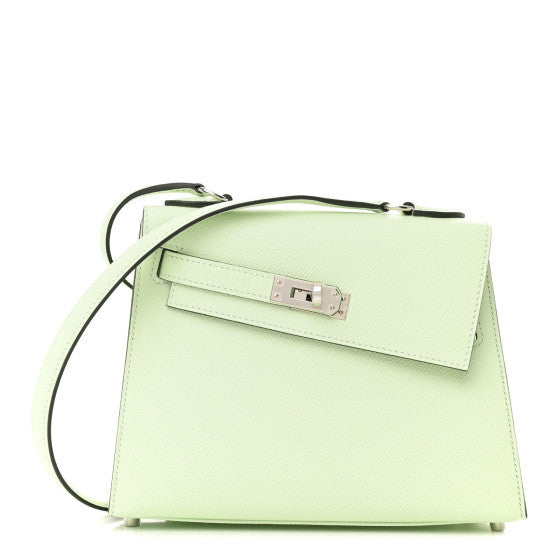 Hermes Epsom Kelly En Desordre Sellier 20 Vert Fizz 1 of 12