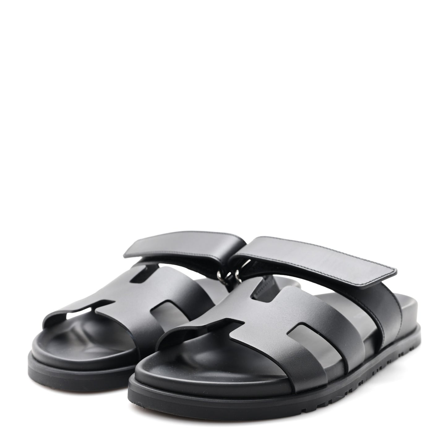 Calfskin Womens Chypre Sandals 37 Black