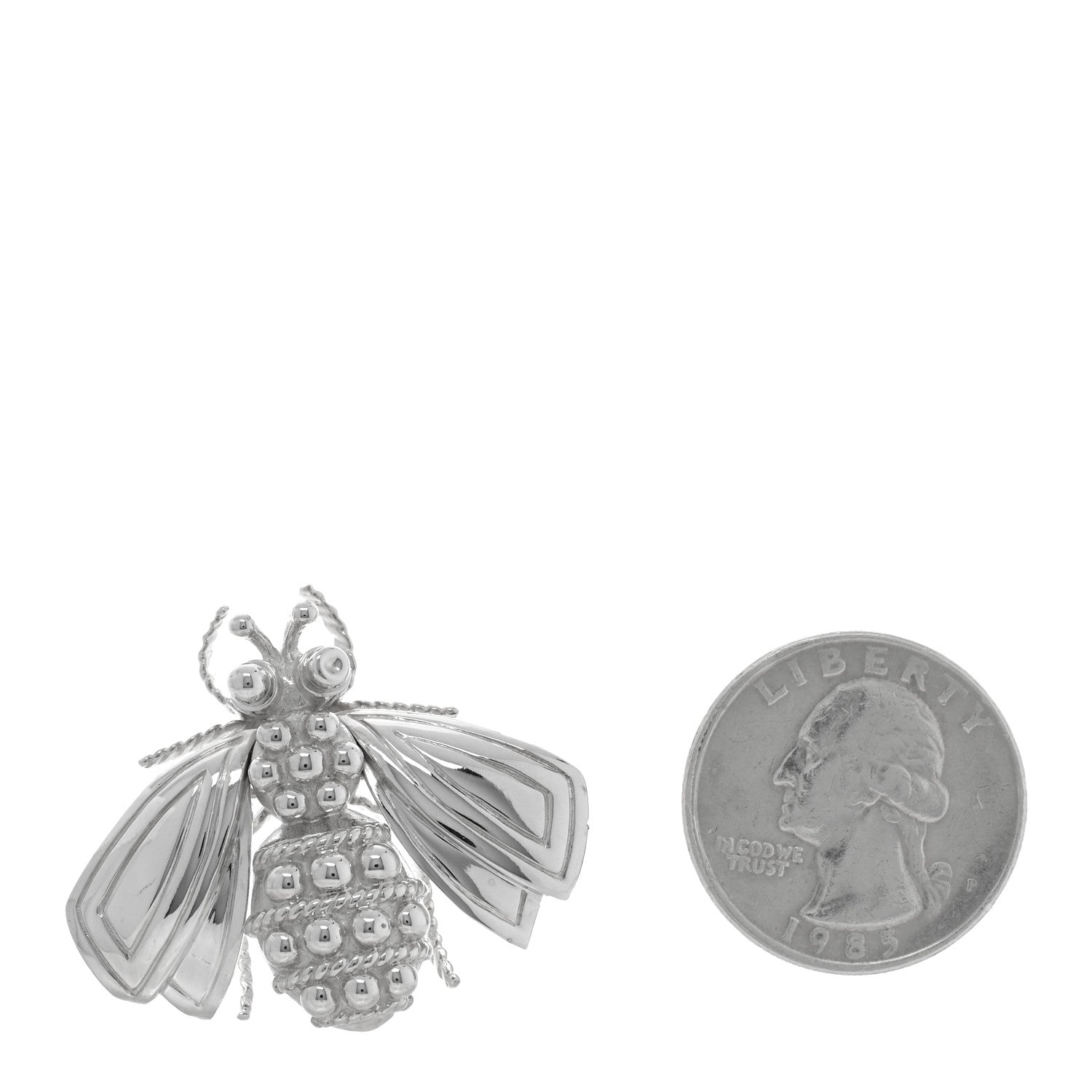 Tiffany Sterling Silver Bumble Bee Brooch 2 of 5