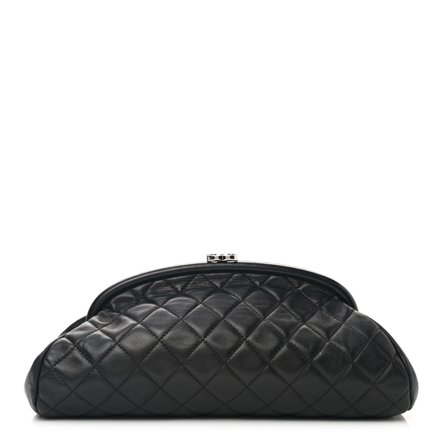 Lambskin Quilted Timeless Clutch Black