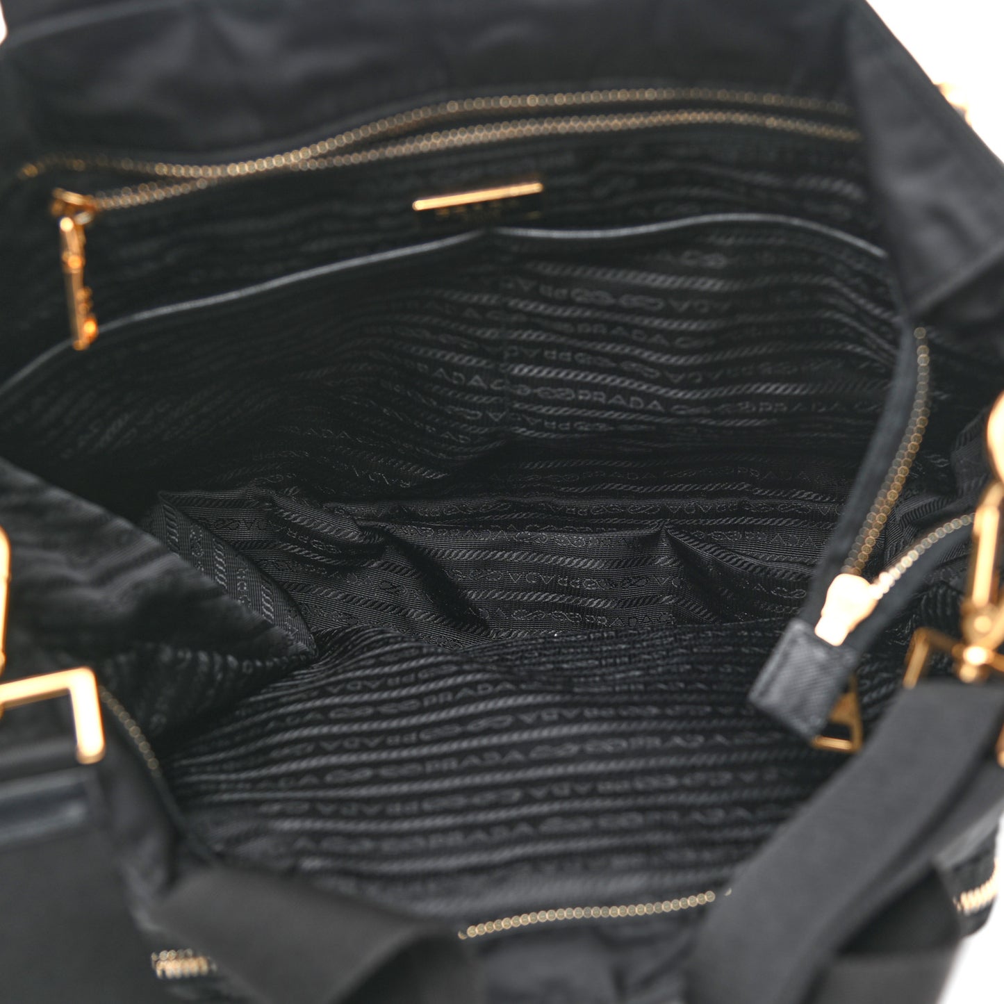 Nylon Vela Baby Bag Black