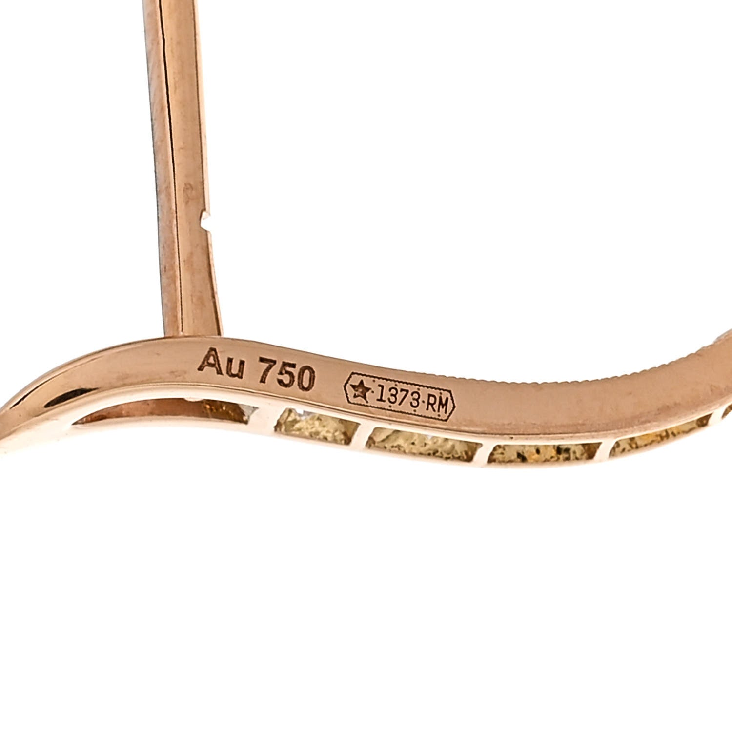 Gucci 18K Rose Gold Diamond Flora Pave Earrings 5 of 5