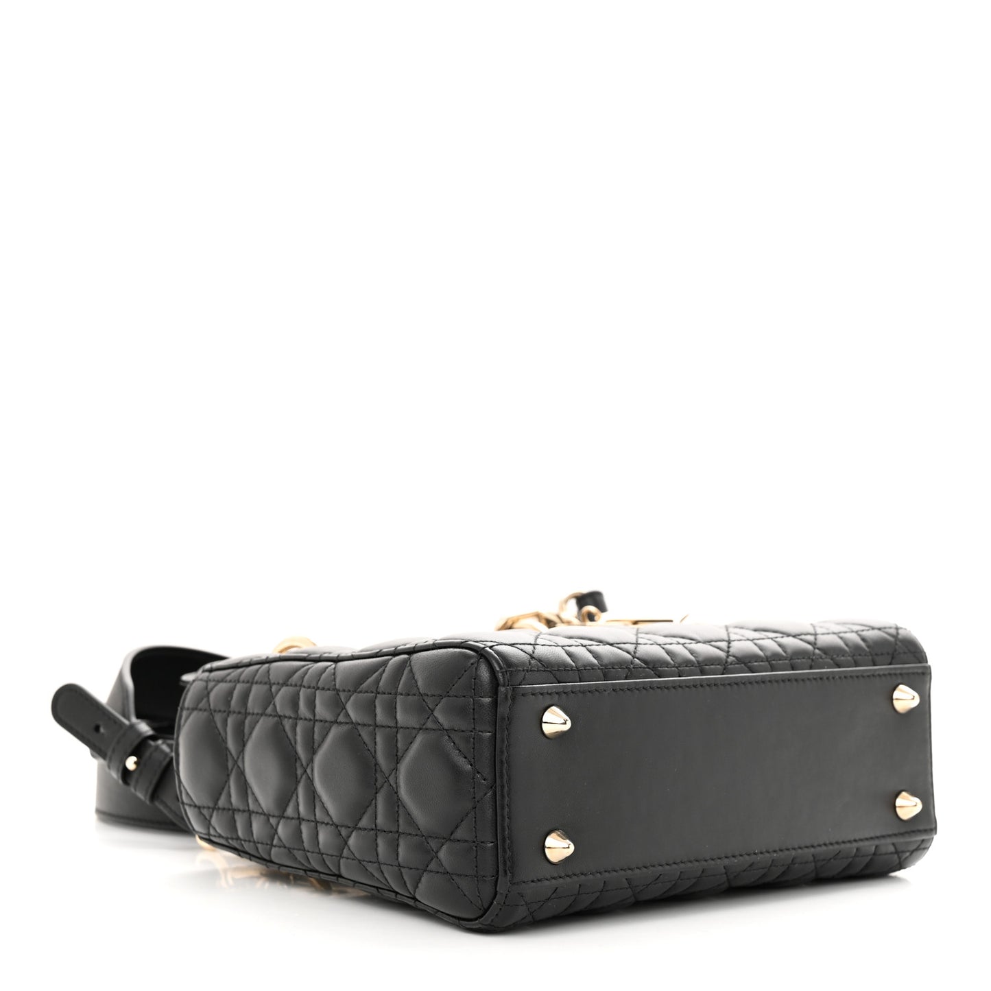 Lambskin Cannage Small My ABCDior Lady Dior Black