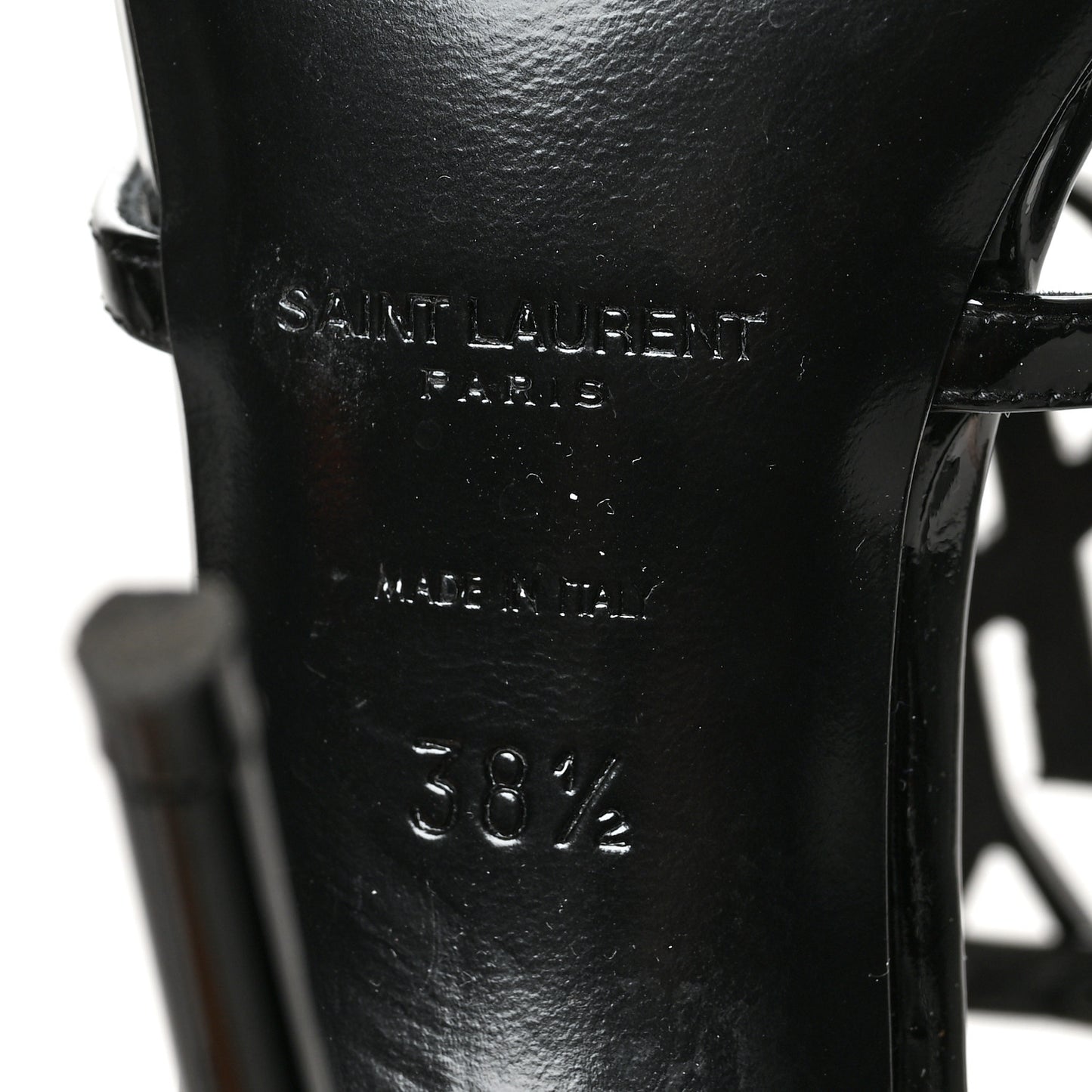 Patent Cassandra 100 Sandals 38.5 Black