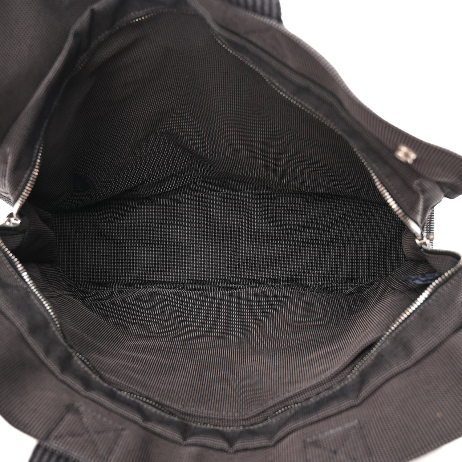 Hermes Toile Fourre Tout MM Grey Black 5 of 12