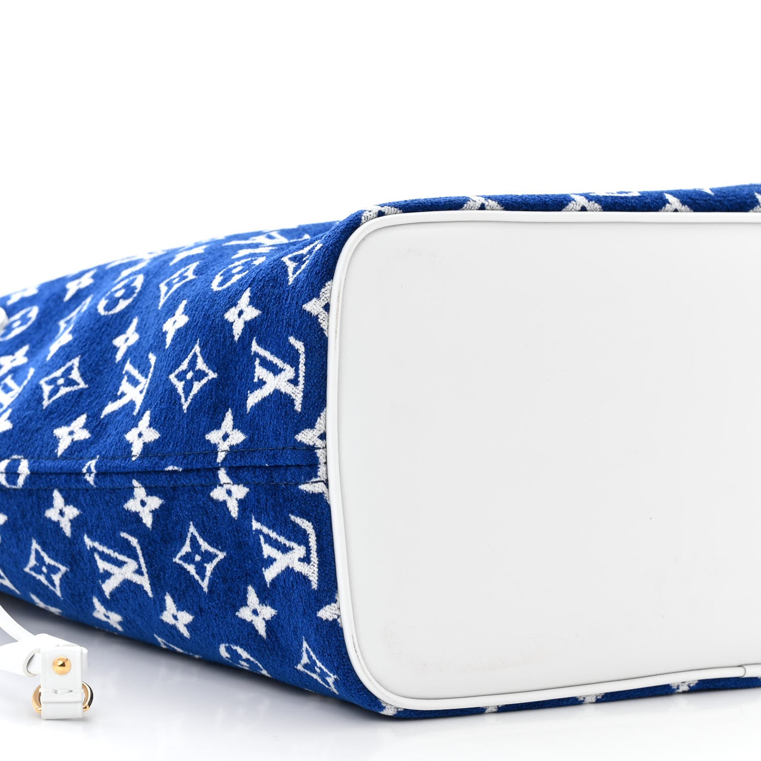 Louis Vuitton Jacquard Velvet Monogram LV Match Neverfull MM Bleu 9 of 11