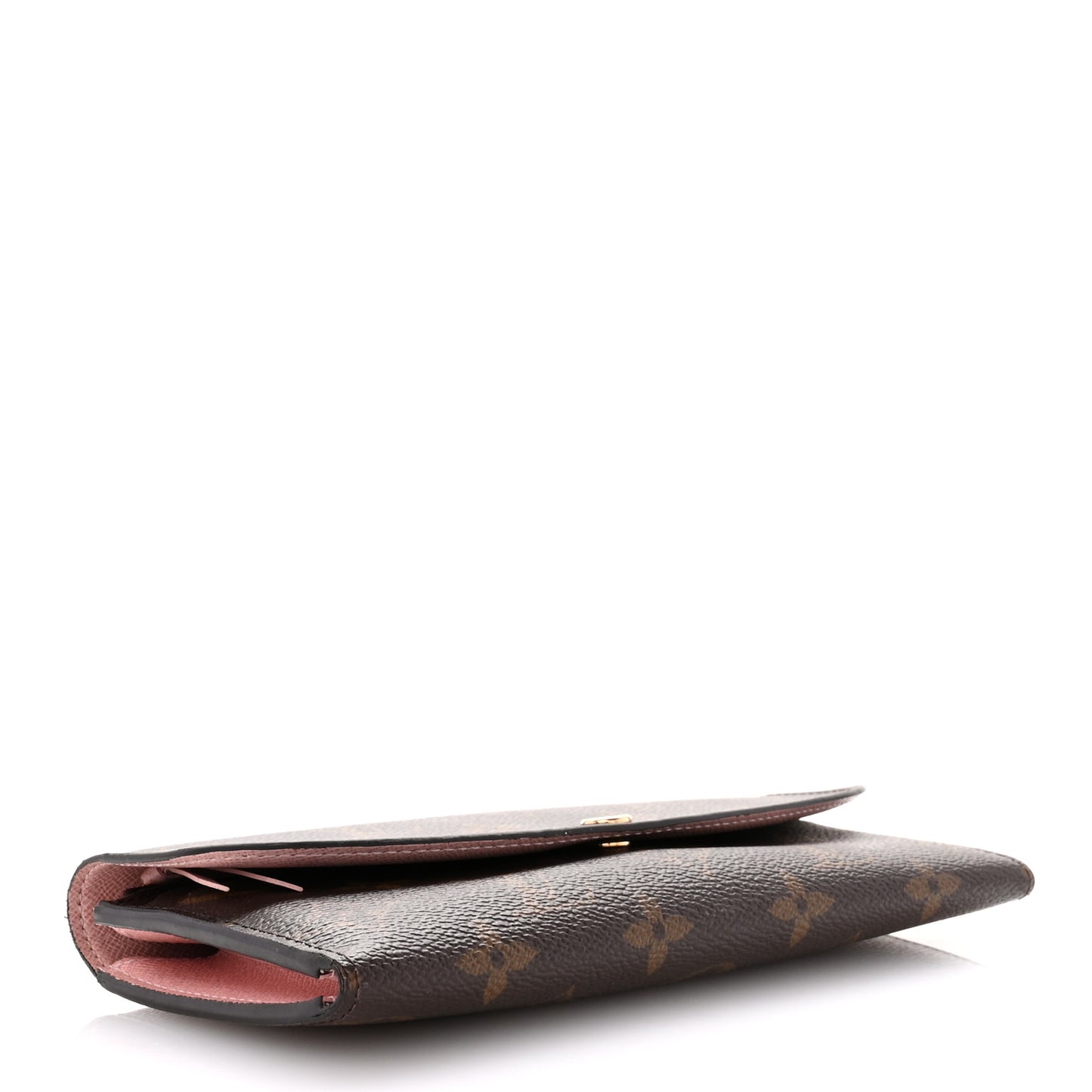 Monogram Emilie Wallet Rose Ballerine