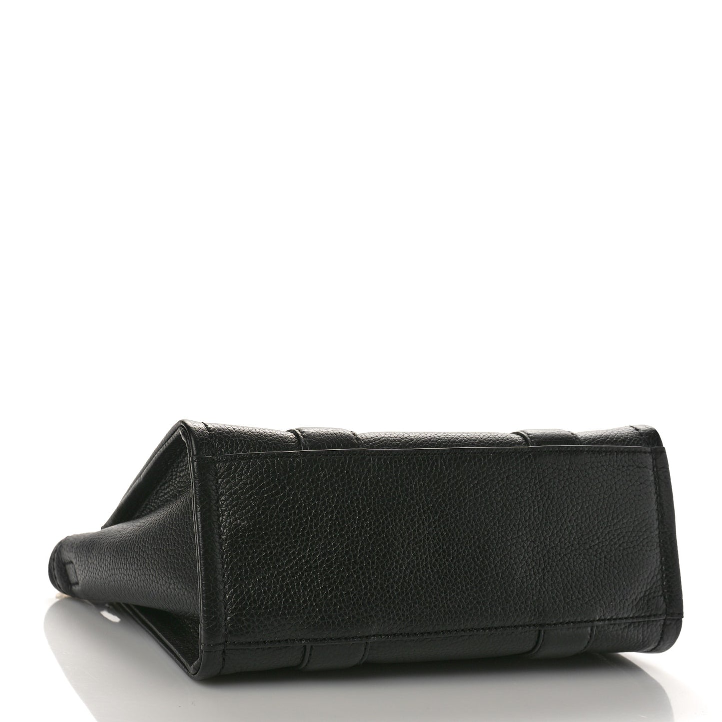 Grained Calfskin Small The Tote Bag Black