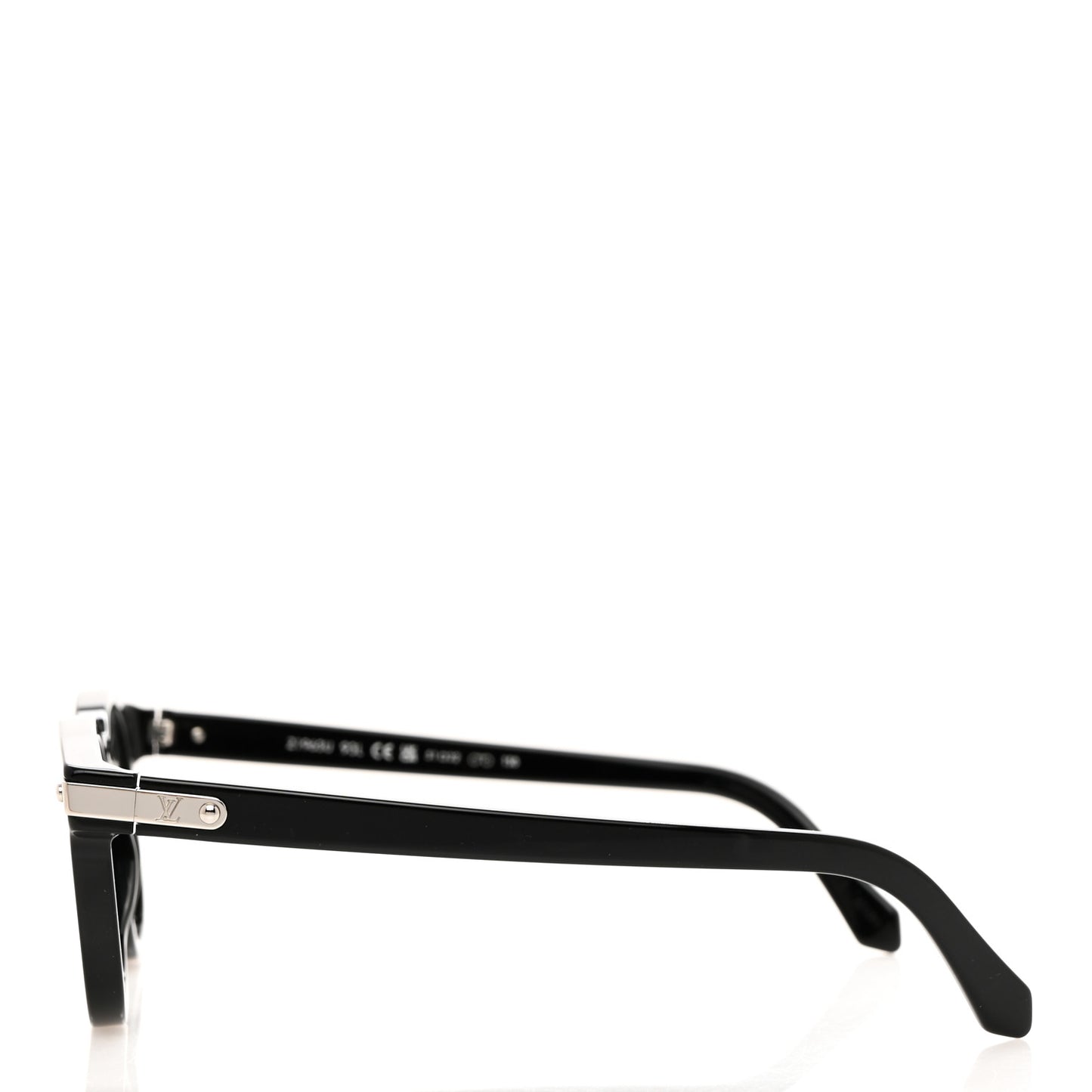 Acetate LV Signature Square Round Z1963U Sunglasses Black
