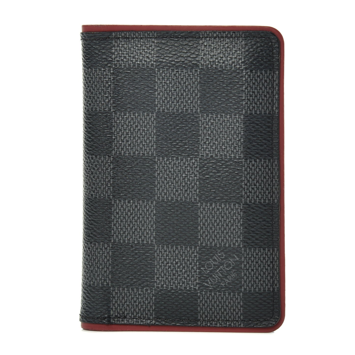 Damier Graphite Pocket Organizer Bordeaux