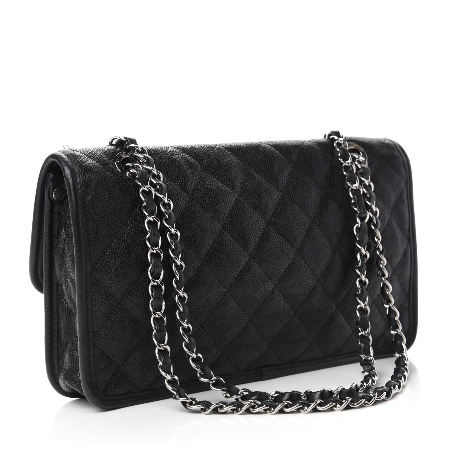Chanel Caviar Quilted Medium French Riviera Flap Black 3 of 15