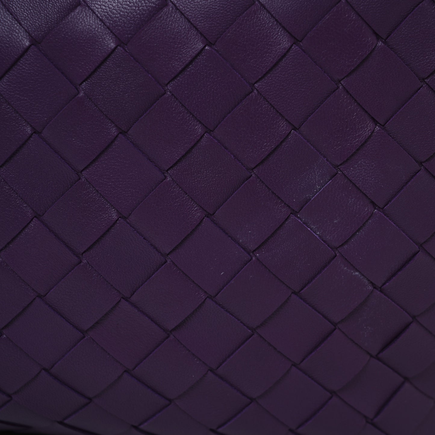 Nappa Intrecciato Teen Jodie Hobo Eggplant